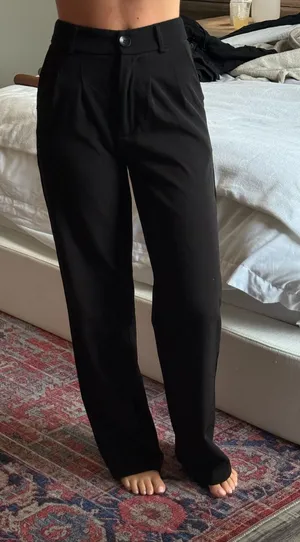 Princess Polly Black Archer Pants thumbnail 1