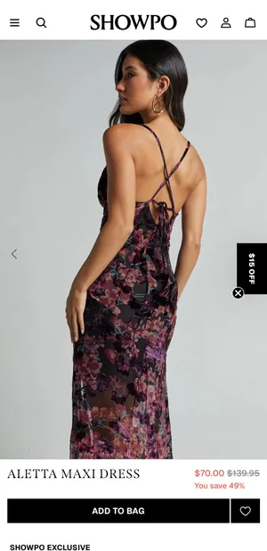 Maxi Dress Showpo Floral thumbnail 2