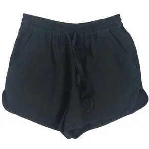 Aritzia Wilfred Bertaud Black Gauze Elastic Drawstring Lounge Sweat Shorts XS thumbnail 1