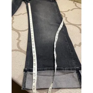 GAP High Rise Stride Fast Stride Black Cuffed Jeans Women’s Size 6 Short thumbnail 8