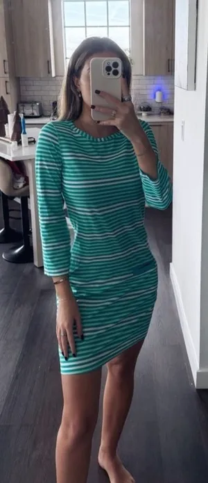 Cabana Life Teal Waterproof/UV Dress (XS) thumbnail 1