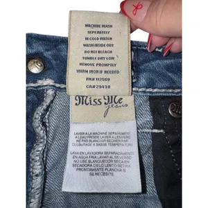 Miss‎ Me Bootcut Jeans Womens 27 Medium Wash Wing Sequin Pocket JE5330B4L Buckle thumbnail 6