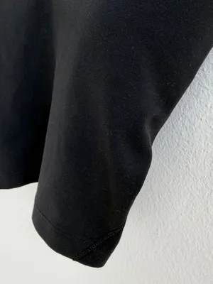 Lululemon Black Cropped Tank Top Size 4 Scoop Neck Workout Yoga thumbnail 4