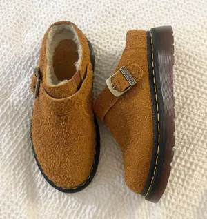 Dr. Martens Isham Faux Shearling Lined Suede Slingback Mules thumbnail 1