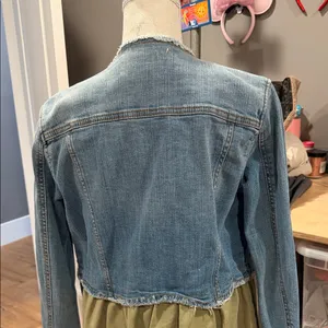 Anthropologie Pilcro and the‎ letterpress Denim and Olive Jean Jacket small thumbnail 4