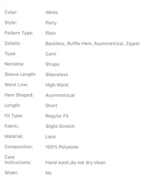 Boutique Asymmetrical Hem, White Party Dress thumbnail 6