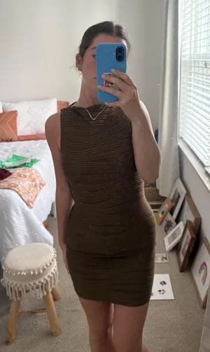 Pretty Little Thing Cowl Back Dress thumbnail 1