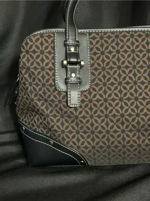 Relic Women’s Classic Brown Patterned Shoulder Bag & Black Trim thumbnail 4