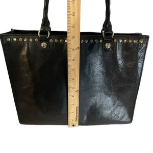 Patricia Nash Women's Black Leather Zancona Tote thumbnail 12