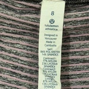 Lululemon‎ Athletica Pleated Tennis Pickleball Skort Skirt Floral Print SZ 8 thumbnail 3