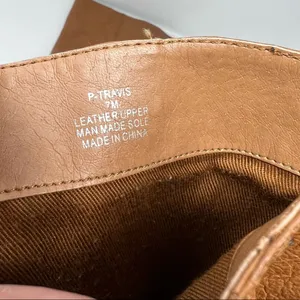 Steve Madden Travis Leather Pull On Tassel Boots Brown Sz 7 thumbnail 8