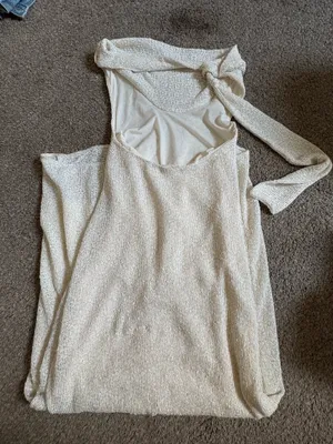 ZARA Metallic Knit Dress thumbnail 3