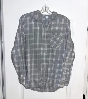 Gray Patterned Flannel thumbnail 2