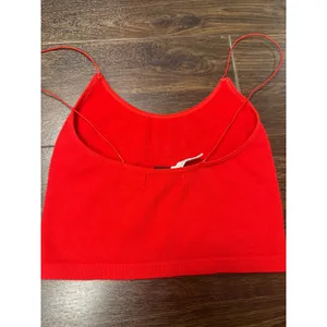 Streetwear Society Red Ribbed Crop Tank – Size‎ M thumbnail 3