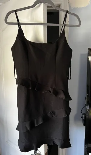 Princess Polly Black Mini Dress thumbnail 1