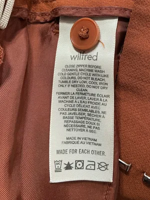 Wilfred Wide-Leg Trousers in Rust Brown 1118 thumbnail 7