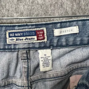 Vintage Y2K Old Navy Blue Jeans Ultra Low Waist Stretch Bootcut Denim‎ Size 12 thumbnail 6