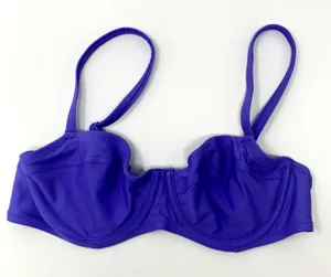 Aerie Purple Real Good Unlined Underwire Classic Summer Bikini Top 34C thumbnail 1
