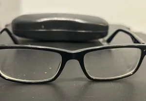 Ray-Ban Black Classic Rectangular Glasses thumbnail 1