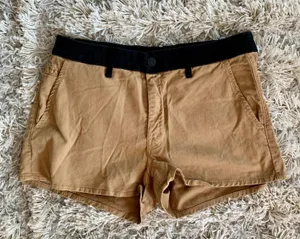 Brown/Tan/Black Mother Short Short Prep Shorts thumbnail 1