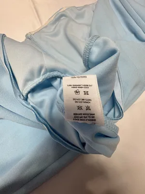 Lucy‎ in the Sky Light Blue Strapless Maxi Dress - Size S - NEW Without Tags. thumbnail 4