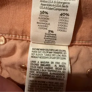 Mother The Insider Ankle‎ Fray Raw Hem Jeans in Chalk It Up Terracotta Sz 28 thumbnail 10