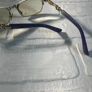 JIMMY‎ CHOO Eyeglasses Frames Violet 53 16 135 78-8T2 Rectangle Made in Italy thumbnail 16