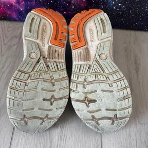 Brooks Ghost 16 Womens Size 7.5 White Orange Athletic Running Shoes‎ Sneakers thumbnail 10