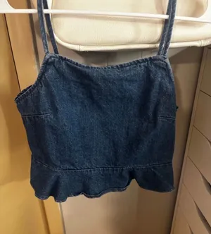 American Eagle denim top thumbnail 1