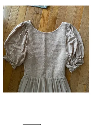 pink tiered smocked maxi dress Size M thumbnail 3