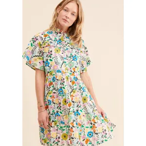 Ro's Garden Vibeka Ruffle Mini Dress Womens Medium thumbnail 16
