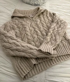 Sincerely Jules Quarter zip sweater thumbnail 1