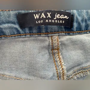 Wax Jean Basic‎ Denim Distressed Skirt Size M thumbnail 7