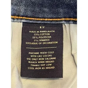US POLO ASSN HIGH-RISE Skinny Jeans Med Wash size 17 (3495) Read thumbnail 9