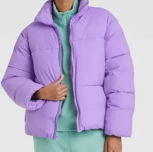 Light Purple Puffer Jacket thumbnail 1