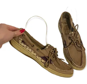 Boat Shoes in Tan and Plaid Size 8M thumbnail 2