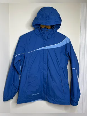 Columbia Ski Snow Jacket Coat Women’s Size Small Blue Nylon Zip Up thumbnail 1