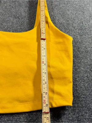 Spiritual Gangster Sports Bra Crop Top Mustard Yellow Size Small thumbnail 6
