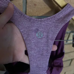 Lululemon Racerback Tank Top Open Side Purple Size 6 thumbnail 3