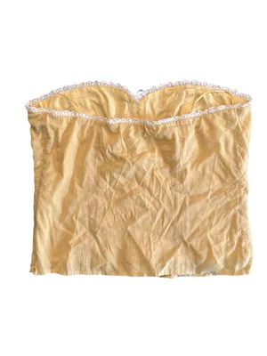 Reformation Dalia Lace Trim Top Size: 8 thumbnail 6