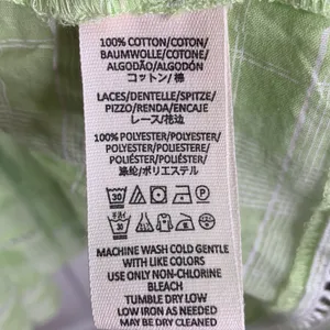 Free People Lime Green Time Out Boho Cottagecore Lace Tunic Top W-690 Size S thumbnail 12