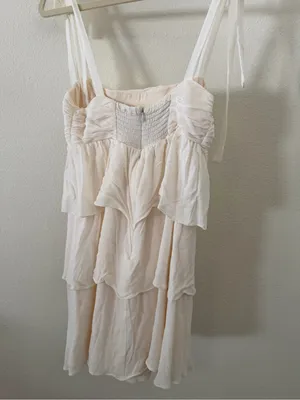 REFORMATION Avni Dress In White thumbnail 4