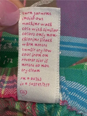Victoria's Secret Pink, Green & Purple Plaid Flannel Pajama Set size Small thumbnail 6