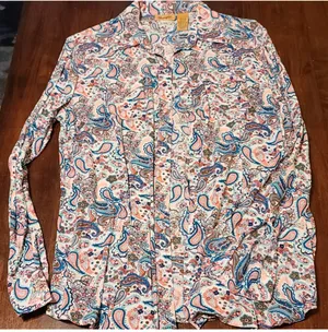 Wrangler Paisley Pearl Snap Shirt thumbnail 1