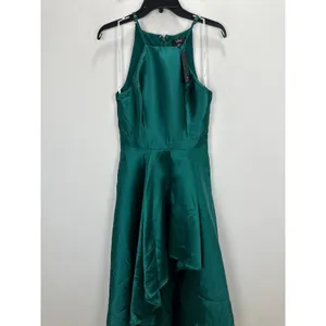 Lulus Broadway Show Emerald Green High-Low Gown Formal Glam Party Small NWT thumbnail 10