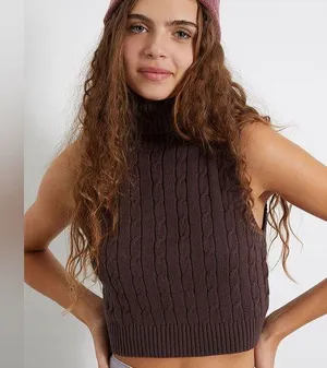 LA Hearts Cable Knit Sweater Vest thumbnail 1