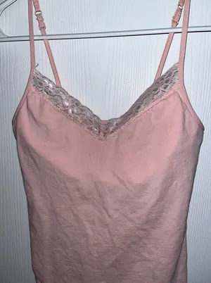 Xs Lace Tank Top Pink thumbnail 1
