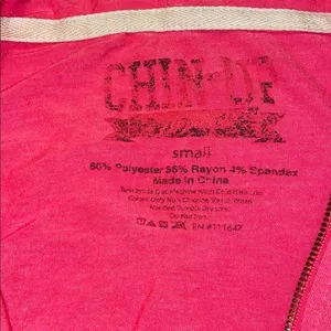 ✨ Pink Full Zip Lightweight Hoodie ✨ Pink thumbnail 3