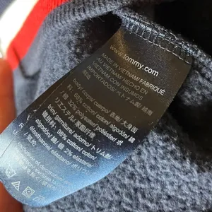 Tommy Hilfiger Women's Medium‎ Hoodie Cropped Fit Preppy Logo Hooded thumbnail 3