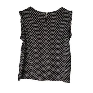 Liz Claiborne Black Diamond Print Floral‎ Sleeveless Top - Size L thumbnail 6